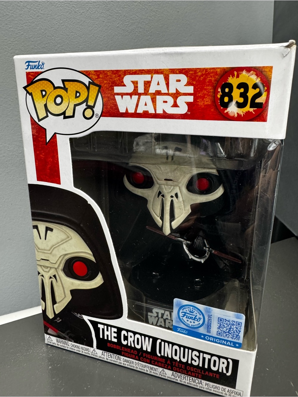 Star Wars Funko Pop Collector Figure The Crow (Inquisitor) #832